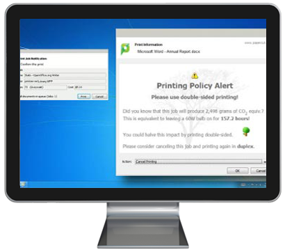 Papercut, Print Policy Alert, Midwest Imaging Solutions