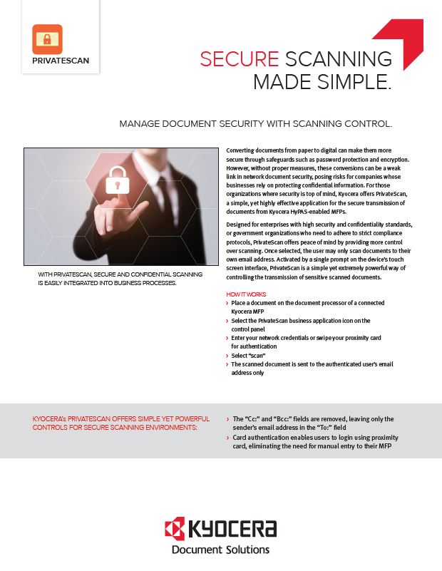 Kyocera,Software, Capture, Distribution, Private Scan, Midwest Imaging Solutions
