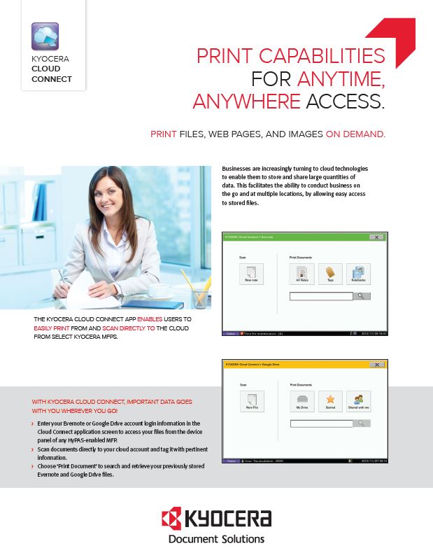 Kyocera, Software, Mobile, Cloud, Kyocera Cloud Connect, Midwest Imaging Solutions