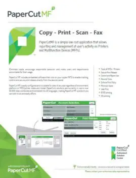 Papercut, Mf, Ecoprintq, Midwest Imaging Solutions